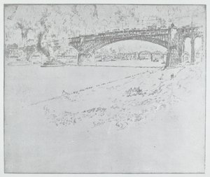 Eads Bridge, St. Louis [øverst] av after Joseph Pennell