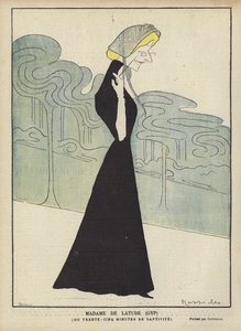 Madame De Latude (GYP), illustrasjon for Le Rire