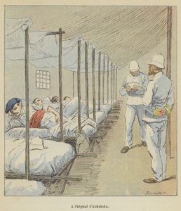 En lhopital dAnkaboka av after Louis Charles Bombled