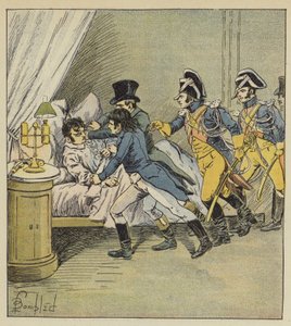 Arrestasjon av Pichegru av after Louis Charles Bombled