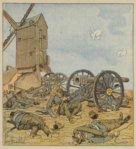 Tysk batteri demontert av sefyrene av after Louis Charles Bombled