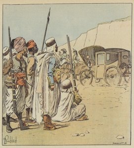 Denne bilen overrasket araberne sterkt av after Louis Charles Bombled