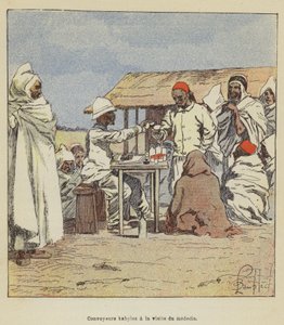 Kabyle transportører på legebesøk av after Louis Charles Bombled