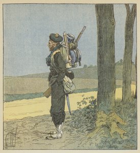 Fusilier marin av after Louis Charles Bombled