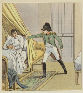 Jeg så en arm åpne forhenget mitt med autoritet av after Louis Charles Bombled