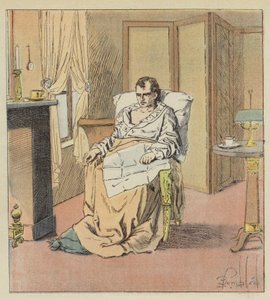 Den svært indisponerte keiseren av after Louis Charles Bombled