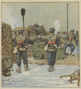 Chevilly Marine batteri av after Louis Charles Bombled