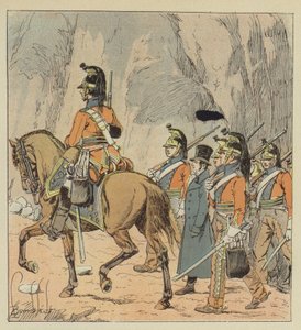 Las-Cases fjernet fra Longwood av after Louis Charles Bombled