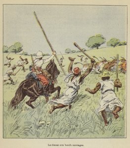 Villoksejakten av after Louis Charles Bombled