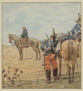 General Barry dagen før Coulmiers av after Louis Charles Bombled