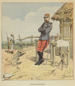 General Metzinger av after Louis Charles Bombled