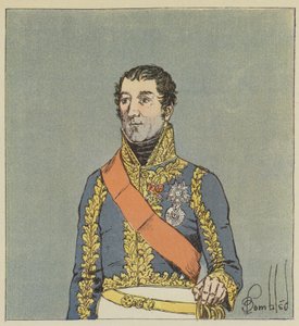 Marskalk Mortier av after Louis Charles Bombled