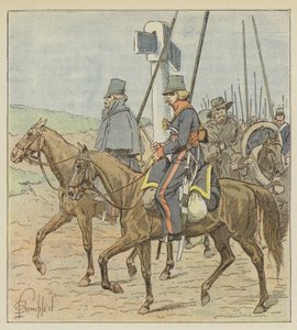 Vanlige Don-kosakker av after Louis Charles Bombled