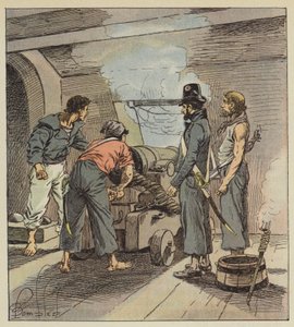 Sjømenn 1805-1815 av after Louis Charles Bombled