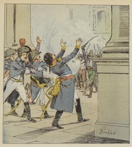 Duphots død av after Louis Charles Bombled