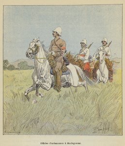 Ordinasjonsoffiser på Madagaskar av after Louis Charles Bombled