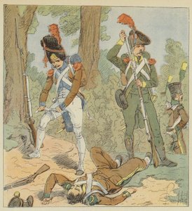 Italienske tropper, Piemontesisk legion, kampinfanteri, 1806, italiensk legion, 1800