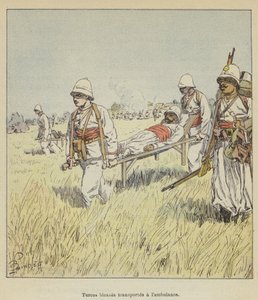 Turcos velsigner transporterer en lambulanse av after Louis Charles Bombled