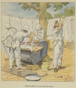 Lefebvre bil brukt til klesvask av after Louis Charles Bombled