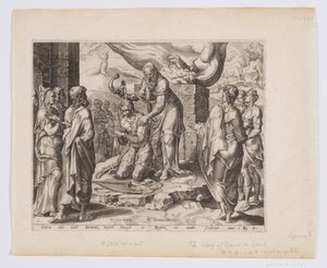 Samuel salver David av after Maarten van Heemskerck