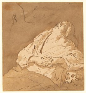 St Mary Magdalen i ekstase av after Michelangelo Merisi da Caravaggio