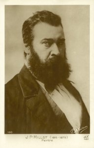 Jean-Francois Millet , fransk maler av after Nadar