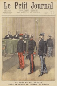 Alfred Dreyfus stilte for sin andre krigsrett i Rennes