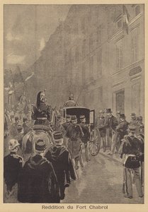 Overgivelsen av Fort Chabrol av after Oswaldo Tofani