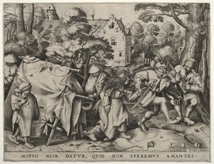 Bryllupet til Mopsus og Nisa av after Pieter Bruegel