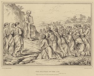 Lovens levering, Exodus av after Raphael