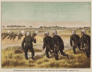 Rekognosering i kraft av fiendens stilling ved Kafrdowar, 5. august