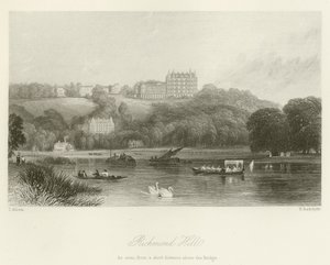 Richmond Hill, sett fra et lite stykke over broen