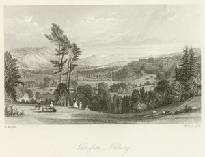 Utsikt fra Norbury av after Thomas Allom