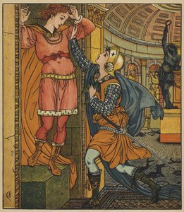Belle-Etoile bryter trolldommen av after Walter Crane
