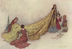 Geoffrey Chaucer, The Clerks Tale av after Warwick Goble