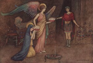 Geoffrey Chaucer, The Second Nuns Tale av after Warwick Goble