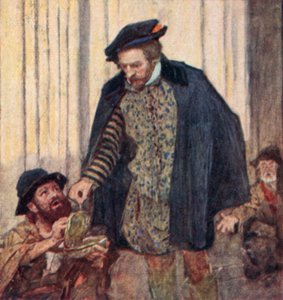 Shakespeare gir en krone til en tigger