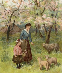 Epleblomster av after William Henry James Boot