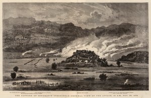 Capture of Sekukunis Stronghold, Generelt syn på angrepet, 10.00, 28. november 1879