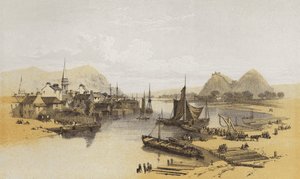 Dumbarton, fra Leven (chromolitho)