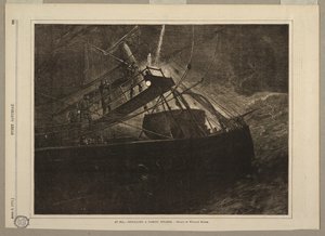 På sjøen, - signaliserer en passerende dampbåt av Winslow Homer