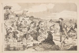august på landet – The Sea-Shore av after Winslow Homer