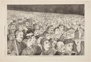 Brannverk om natten til den fjerde juli av after Winslow Homer
