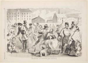 Skating i Boston av after Winslow Homer