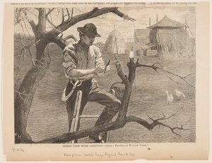 Spring Farm Work – Poding av after Winslow Homer