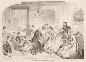 Thanksgiving Day – Dansen av after Winslow Homer