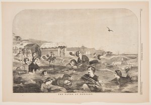 The Bathe i Newport av after Winslow Homer