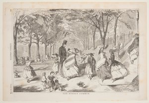 Boston Common av after Winslow Homer