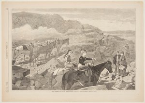 Toppmøtet på Mount Washington av after Winslow Homer
