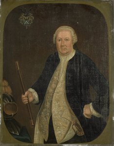 Portrett av Petrus Albertus van der Parra, generalguvernør for det nederlandske østindiske kompani